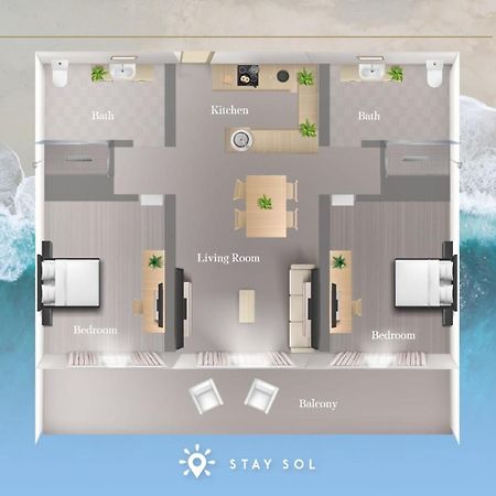 Apartment With Bay View Balcony - Pool - Up To 6 - Gym Hollywood Exterior foto